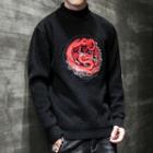 Dragon Embroidered Sweater