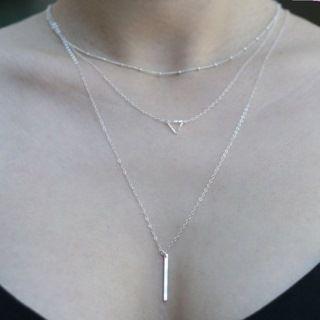 Metal-accent Multi-chain Necklace