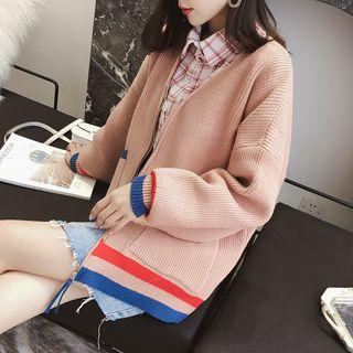 Chunky Knit Zip-up Jacket