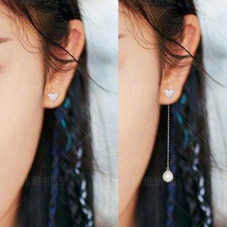 Heart Beaded Earrings