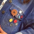 Button Brooch