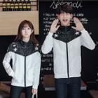 Couple Matching Star Colour Block Jacket