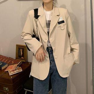 Lettering Patch Blazer