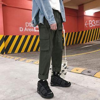 Pocketed Straight-leg Pants