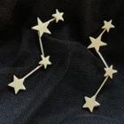 Alloy Star Dangle Earring 1 Pair - Gold - One Size