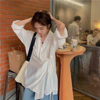 Wrap Shirt White - One Size