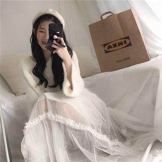 Plain Mesh Skirt