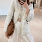 Tweed Jacket White - One Size