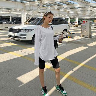 Plain Reversible Boxy T-shirt