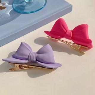 Bow Plastic Hair Clip / Hair Tie / Set