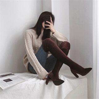 Long Corduroy Boots