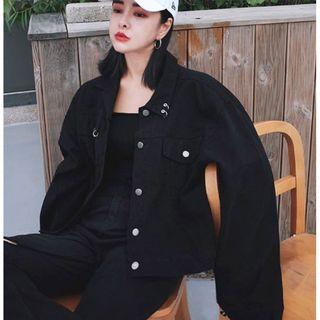 Hoop Detail Pocketed Jacket