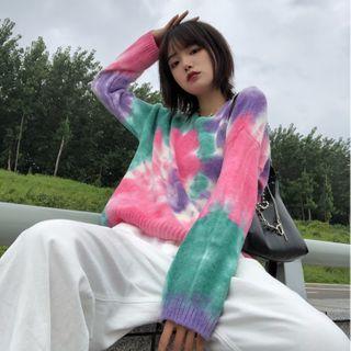 Tie-dye Sweater As Shown In Figure - One Size