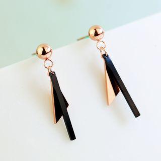 Triangle Dangle Earring 1 Pair - As Shown In Figure - One Size