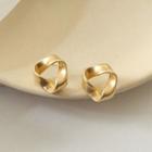 Alloy Triangle Earring 1 Pair - Gold - One Size