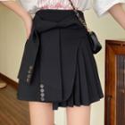 Wrap Pleated Skorts