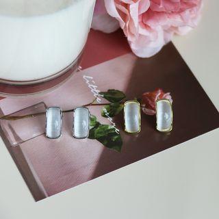 Faux Cat Eye Stone Earring