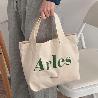 Lettering Tote Bag / Lunch Bag