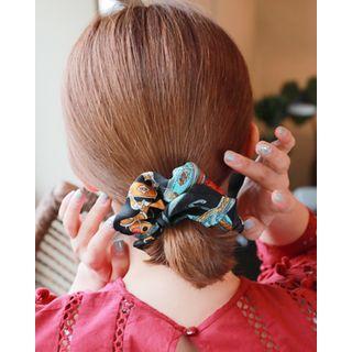 Scarf Print Scrunchy Hair Tie