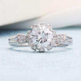 Rhinestone Cat Ear Ring
