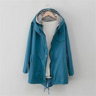 Set: Hooded Cotton Parka + Liner Vest