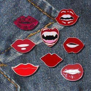 Lips Alloy Brooch (various Designs)