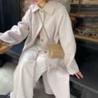 Plain Coat Dirty White - One Size