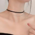 Set: Chain Choker + Faux Leather Choker