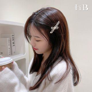 Checkered Ribbon Hair Clip (various Designs)