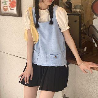 Sweater Vest / Short-sleeve Blouse