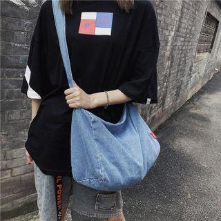 Washed Denim Cross Bag