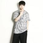 Short-sleeve Asymmetric T-shirt