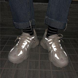 Reflective Chunky Sneakers