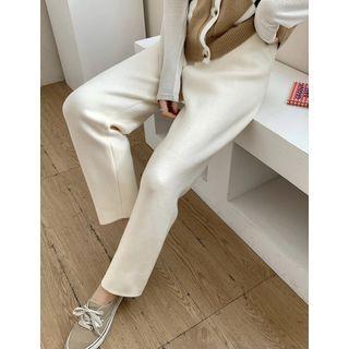 Fleece Gathered Cuff Pants