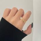 Bow Alloy Open Ring 1 Pc - Bow Ring - Gold - One Size