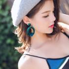 Velvet Hoop Earring