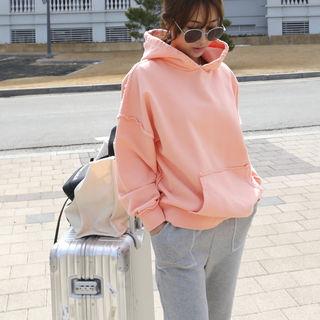 Distressed Loose-fit Hoodie