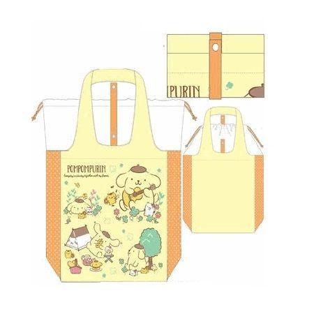 Pompompurin Drawstring Foldable Shopper Bag 1 Pc