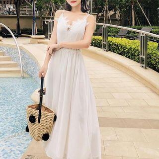 Spaghetti Strap Plain Sundress