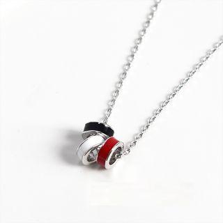 925 Sterling Silver Turnable Pendant Necklace As Shown In Figure - One Size