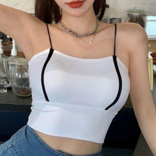 Contrast Strap Camisole Top