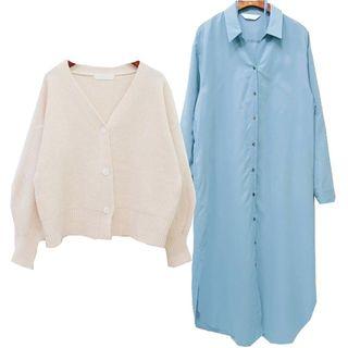 Midi Shirtdress / Cardigan