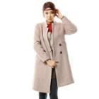 Stand-collar Double-breasted Coat