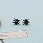 Rhinestone Spider Stud Earrings