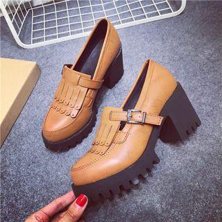 Fringed Platform Pumps