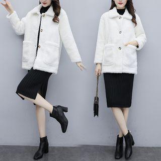 Button-up Fleece Coat