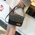 Plaid Flap Crossbody Bag