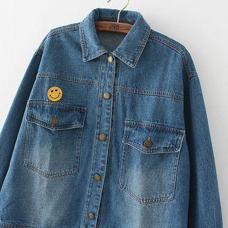 Smiley Face Denim Jacket