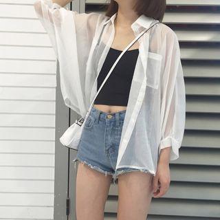 Sheer Light Jacket White - One Size