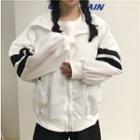 Hooded Zip Jacket White - One Size